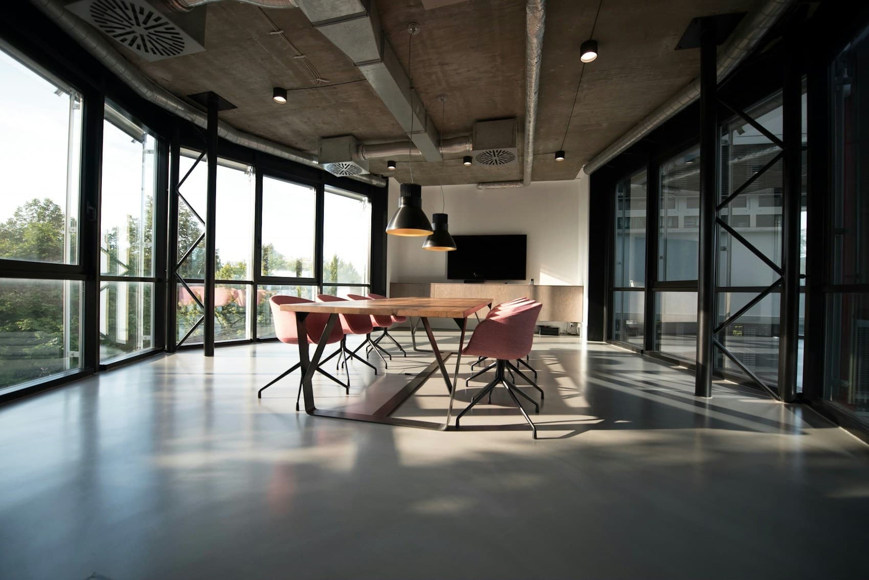 Open concept workspace
