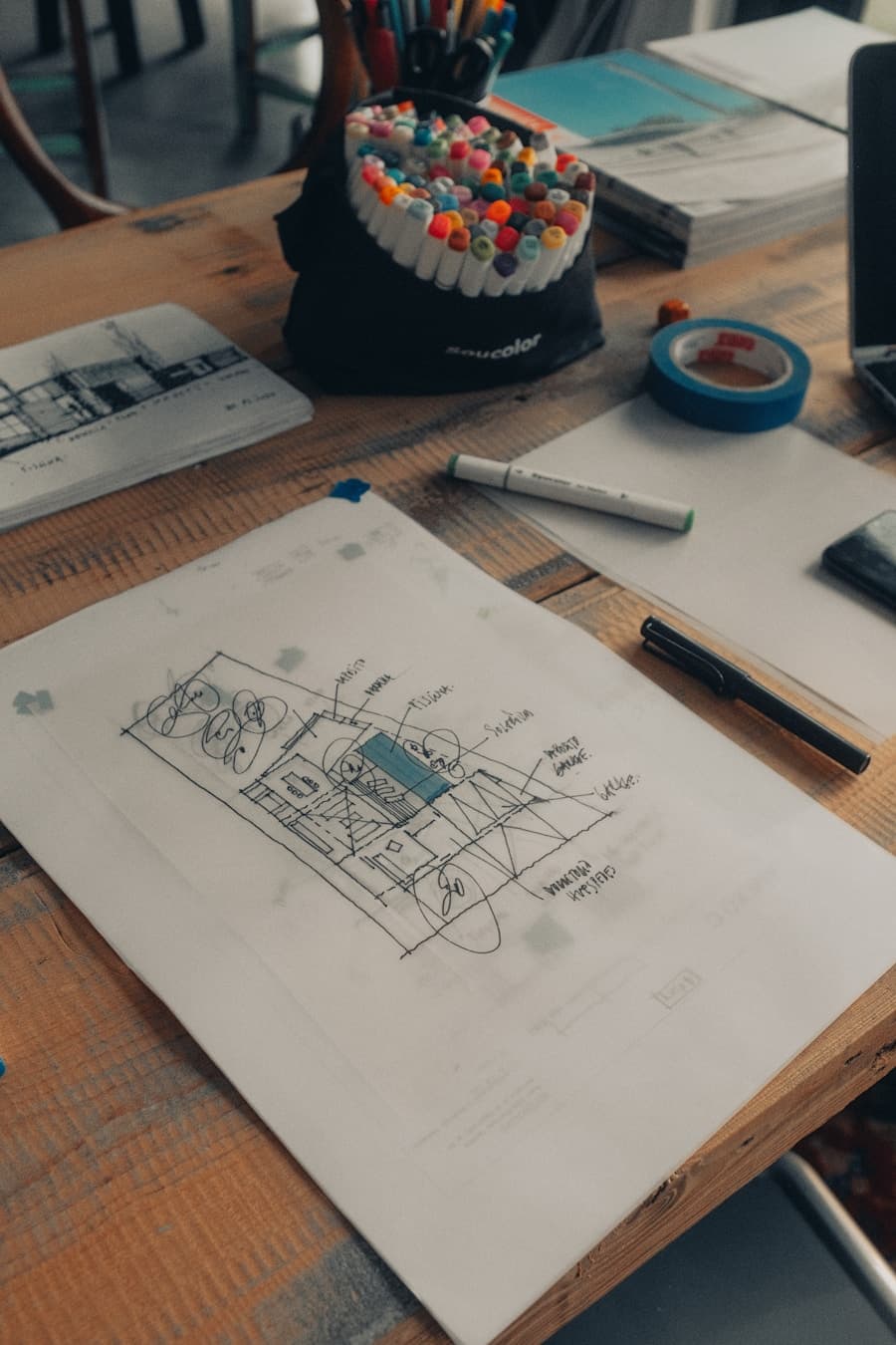 Drafting desk